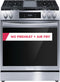 FRIGIDAIRE GCFG3060BF Frigidaire Gallery 30" Front Control Gas Range with Total Convection