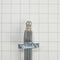 6' Gray Electric Dryer Power Cord with 30-amp, 3-Wire, right-angle plug, and adjustable strain relief bracket