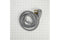 6' Gray Electric Dryer Power Cord with 30-amp, 3-Wire, right-angle plug, and adjustable strain relief bracket