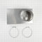 0"-5" Dryer Exhaust Periscope Kit for 2.5" clearance, with 1 male fitting, 1 extra-long draw band collar, and 2 clamps