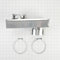 0"-5" Dryer Exhaust Periscope Kit for 2.5" clearance, with 1 male fitting, 1 extra-long draw band collar, and 2 clamps