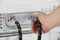 5' Braided washer fill hoses with 2 female connections - 2 pack