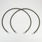 5' Braided washer fill hoses with 2 female connections - 2 pack