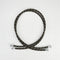 5' Braided washer fill hoses with 2 female connections - 2 pack