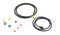 Dishwasher Water Line Installation Kit with 6' braided hose, 3/8" compression fitting, washers, and 5' 3-prong cord