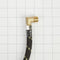 Dishwasher Water Line Installation Kit with 6' braided hose, 3/8" compression fitting, washers, and 5' 3-prong cord
