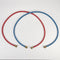 5' Rubber washer fill hoses rated 1000 PSI with 2 female connections and built-in O-Rings - 2 pack