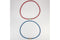 5' Rubber washer fill hoses rated 1000 PSI with 2 female connections and built-in O-Rings - 2 pack