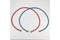 5' Rubber washer fill hoses rated 1000 PSI with 2 female connections and built-in O-Rings - 2 pack