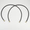 4' Black Washer Inlet Hoses 1050 PSI - 2 Pack