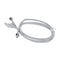 Refrigerator Water Line Installation Kit, Gray, 5' flexible plastic hose with 1/4" fitting ends