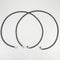 6' Black braided hoses with 90 degree elbow rated 1700 PSI with two female connections - 2 Pack