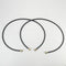 5' Black Washer Inlet Hoses rated 1050 PSI with two female connections - 2 Pack