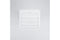 Dryer Louvered Vent of 4" opening with 10.5" tail pipe and back draft flapper