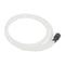 Dishwasher Drain Hose Extension, White-colored, with 6' flexible corrugated plastic hose for tall tub models