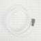 Dishwasher Drain Hose Extension, White-colored, With 6' Flexible Corrugated Plastic Hose For Tall Tub Models