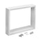 Surface Mount Kit for High Capacity Wall Heaters, White Enameled Steel