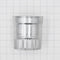 Steam Dryer Rear Vent Extension, designed for side venting, and fits Whirlpool Cabrio and Maytag Bravos dryers.