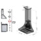 30 In. Designer Series Hand-hammered Copper Finish Ducted Wall Range Hood