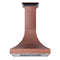30 In. Designer Series Hand-hammered Copper Finish Ducted Wall Range Hood