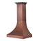 30 In. Designer Series Hand-hammered Copper Finish Ducted Wall Range Hood