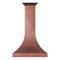 30 In. Designer Series Hand-hammered Copper Finish Ducted Wall Range Hood