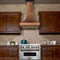 36 In. Designer Series Hand-hammered Copper Finish Ducted Wall Mount Range Hood