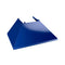36 In. Ducted Satin Stainless Steel Wall Mount Range Hood With Blue Gloss Shell