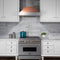 30 In. Ducted Satin Stainless Steel Wall Mount Range Hood With Copper Shell