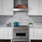 30 In. Ducted Satin Stainless Steel Wall Mount Range Hood With Hand-hammered Copper Shell