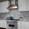 30 In. Ducted Satin Stainless Steel Wall Mount Range Hood With Hand-hammered Copper Shell