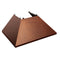 30 In. Ducted Satin Stainless Steel Wall Mount Range Hood With Hand-hammered Copper Shell