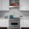 36 In. Ducted Satin Stainless Steel Wall Mount Range Hood With Hand-hammered Copper Shell