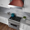 36 In. Ducted Satin Stainless Steel Wall Mount Range Hood With Hand-hammered Copper Shell