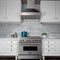 36 In. Ducted Satin Stainless Steel Wall Mount Range Hood With Oil Rubbed Bronze Shell