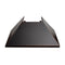 36 In. Ducted Satin Stainless Steel Wall Mount Range Hood With Oil Rubbed Bronze Shell