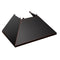 36 In. Ducted Satin Stainless Steel Wall Mount Range Hood With Oil Rubbed Bronze Shell