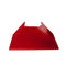 30 In. Ducted Satin Stainless Steel Wall Mount Range Hood With Red Gloss Shell
