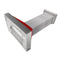 48 In. Ducted Satin Stainless Steel Wall Mount Range Hood With Red Matte Shell