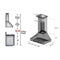 36 In. Satin Stainless Steel Wall Mount Range Hood