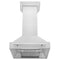 30 In. Satin Stainless Steel Wall Mount Range Hood With Stainless Steel Handle