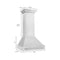 30 In. Satin Stainless Steel Wall Mount Range Hood With Stainless Steel Handle
