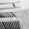 36 In. Satin Stainless Steel Wall Mount Range Hood With Stainless Steel Handle