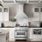 36 In. Satin Stainless Steel Wall Mount Range Hood With Stainless Steel Handle