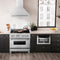 36 In. Satin Stainless Steel Wall Mount Range Hood With Stainless Steel Handle