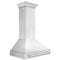 36 In. Satin Stainless Steel Wall Mount Range Hood With Stainless Steel Handle