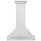 36 In. Satin Stainless Steel Wall Mount Range Hood With Stainless Steel Handle