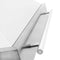 30 In. Satin Stainless Steel Wall Mount Range Hood With White Matte Shell And Stainless Steel Handle