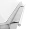 36 In. Satin Stainless Steel Wall Mount Range Hood With White Matte Shell And Stainless Steel Handle