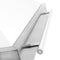 48 In. Satin Stainless Steel Wall Mount Range Hood With White Matte Shell And Stainless Steel Handle